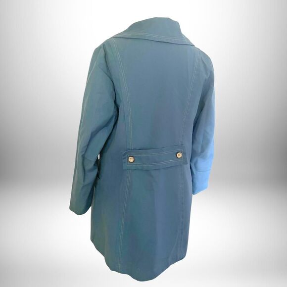 Vintage RARE 70s Light Blue Peacoat Outer Banks Collections by Jerold - Size M - Picture 2 of 6